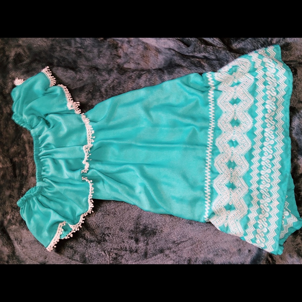 Traditional Turquoise Dress